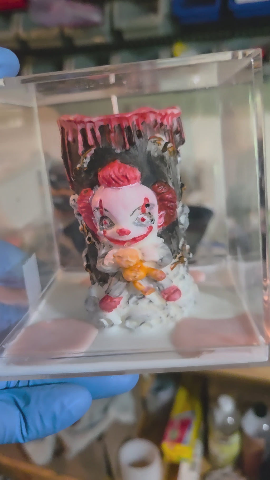 The Sewer Clown Candle