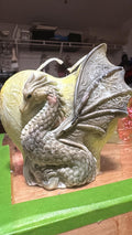 Handmade One-Wing Dragon Candle – Hand-Painted & Made to Order