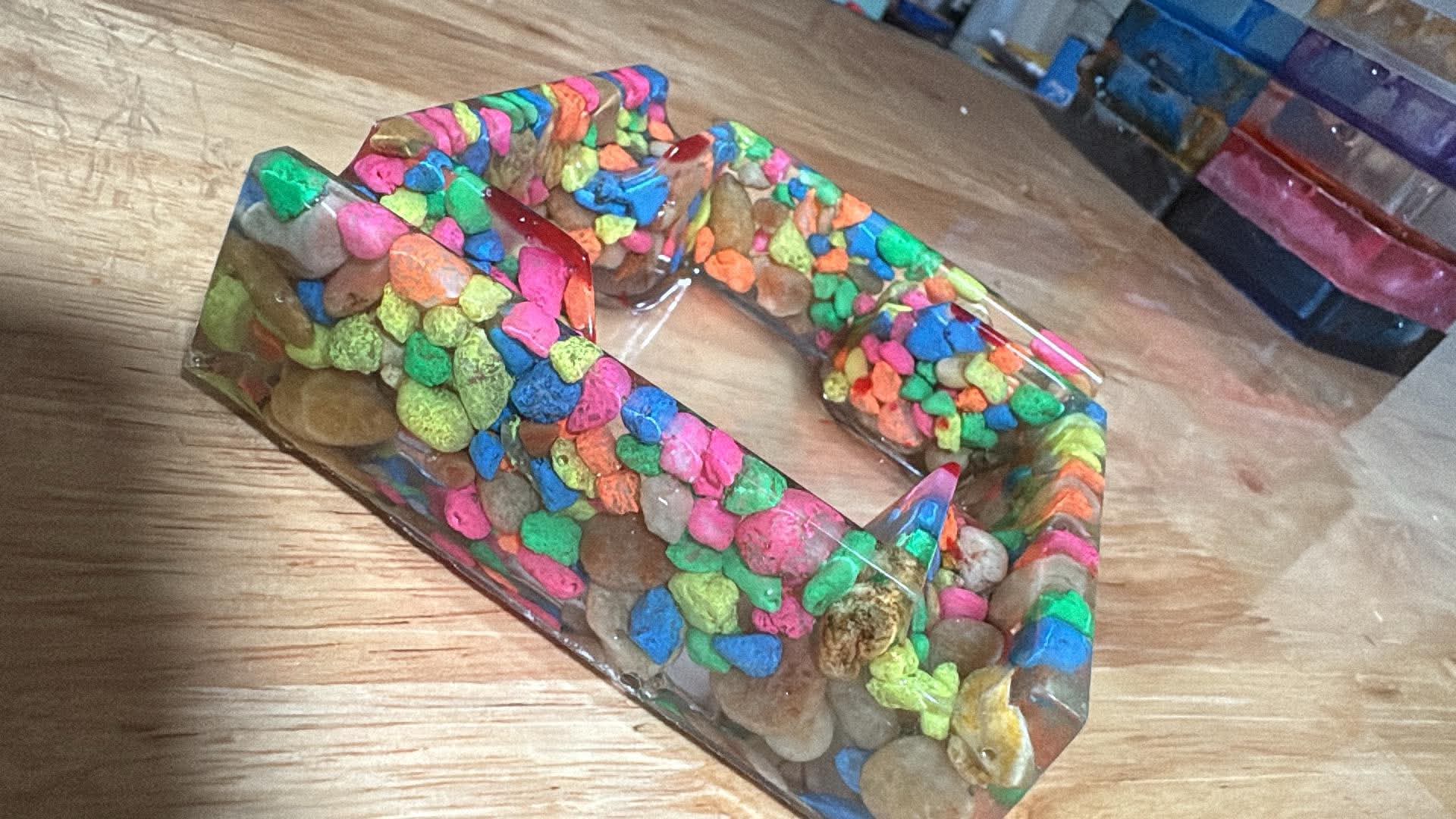 Handmade Resin Decorative Tray – Custom Color