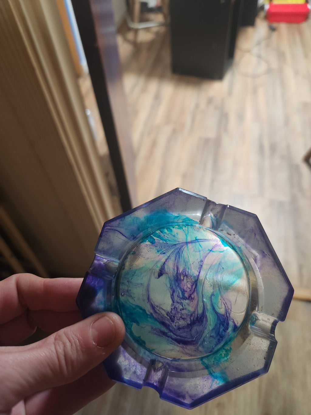 Handmade Resin Decorative Tray – Custom Color