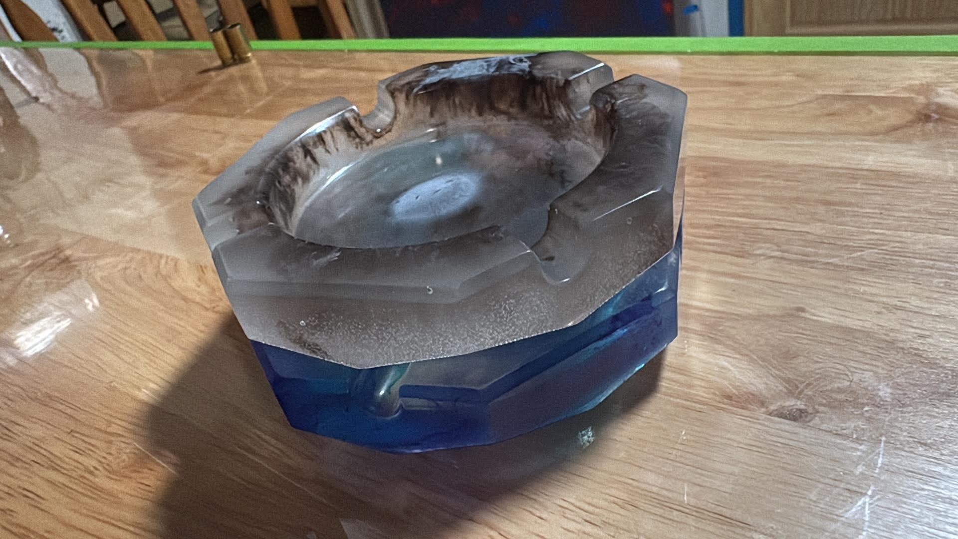 Handmade Resin Decorative Tray – Custom Color