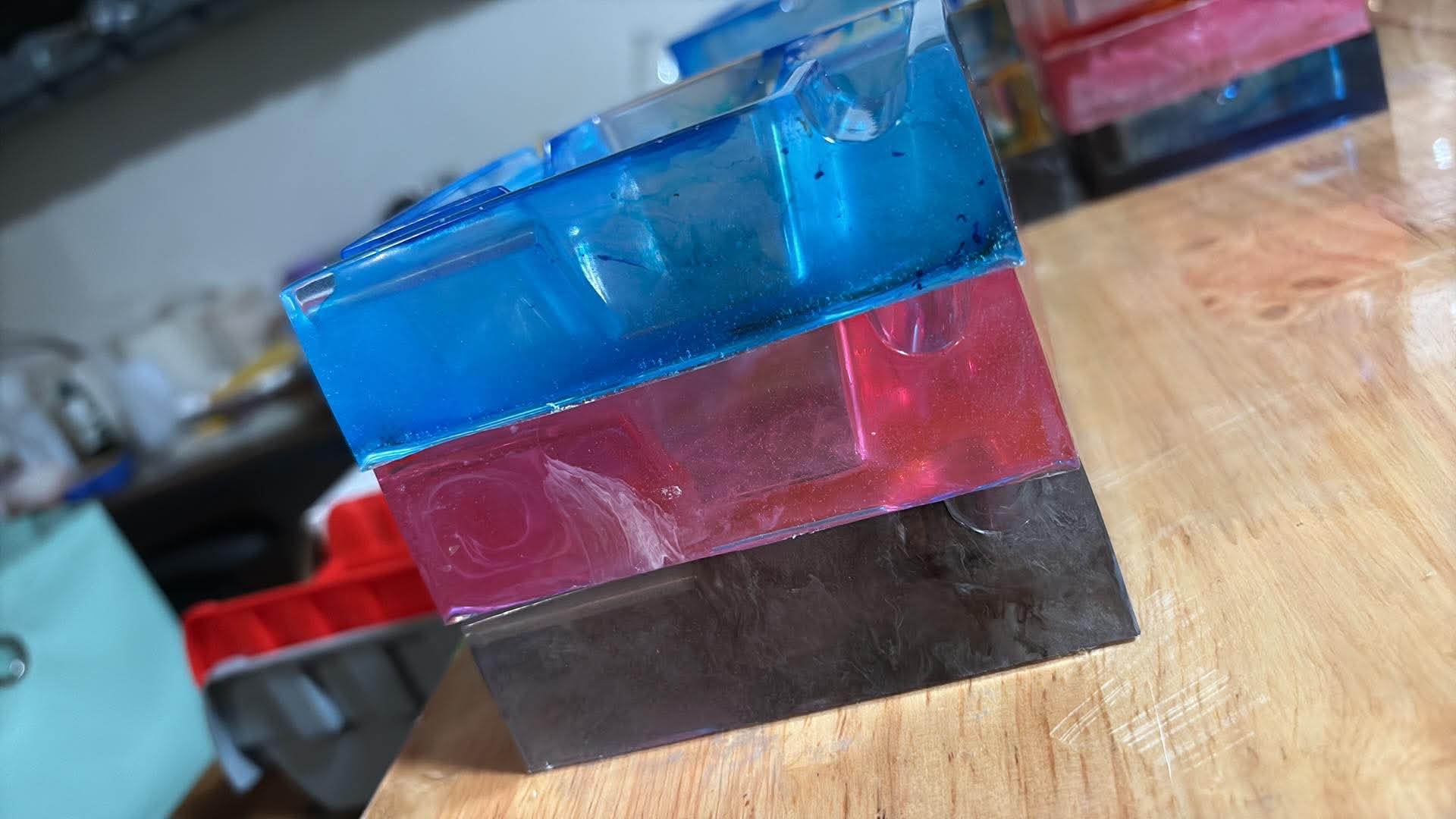 Handmade Resin Decorative Tray – Custom Color