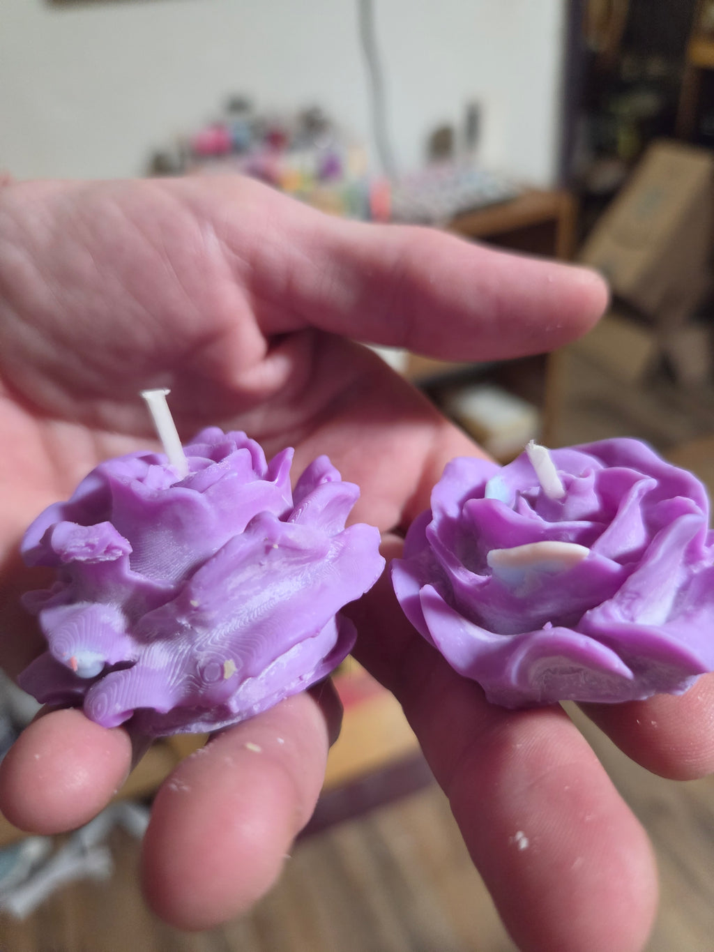 Rose Candle Set of 12