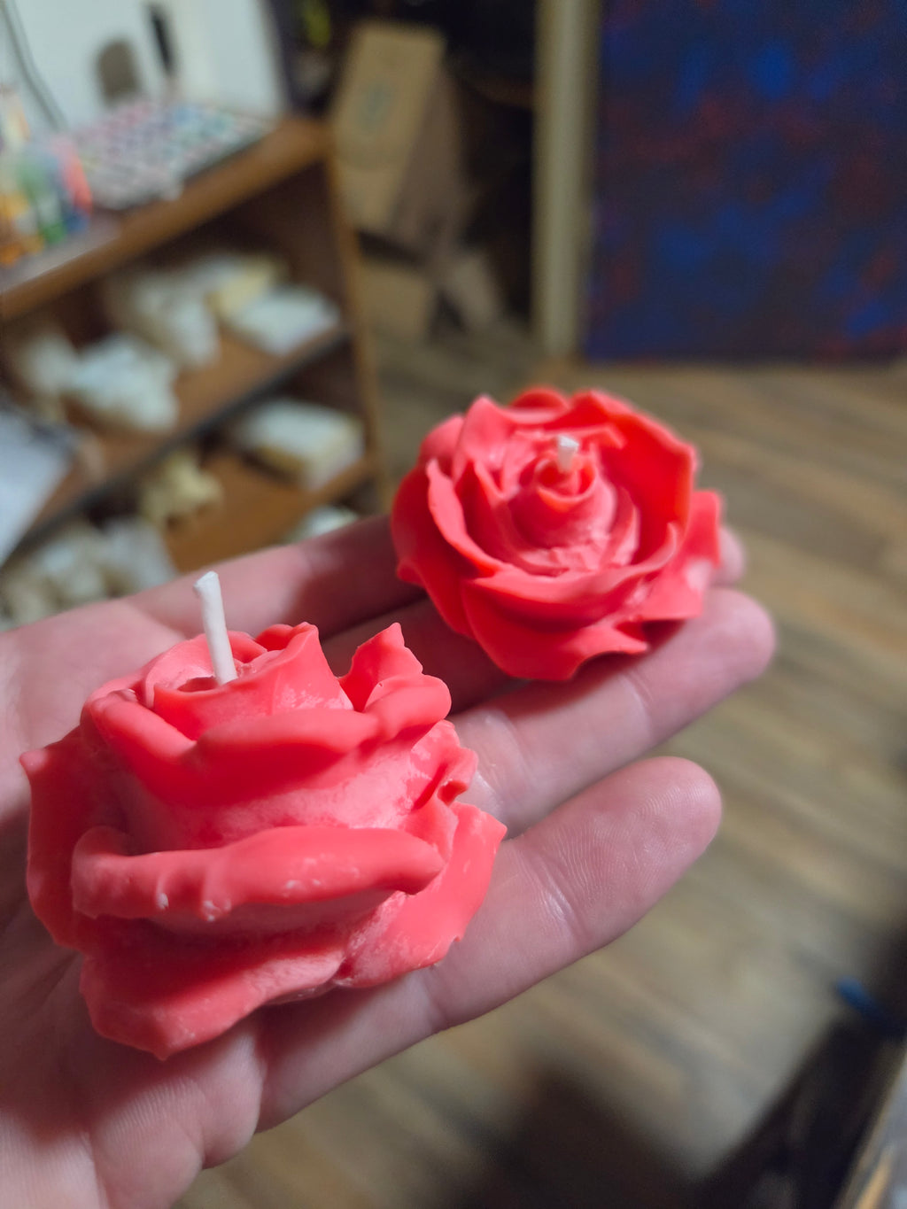 Rose Candle Set of 12