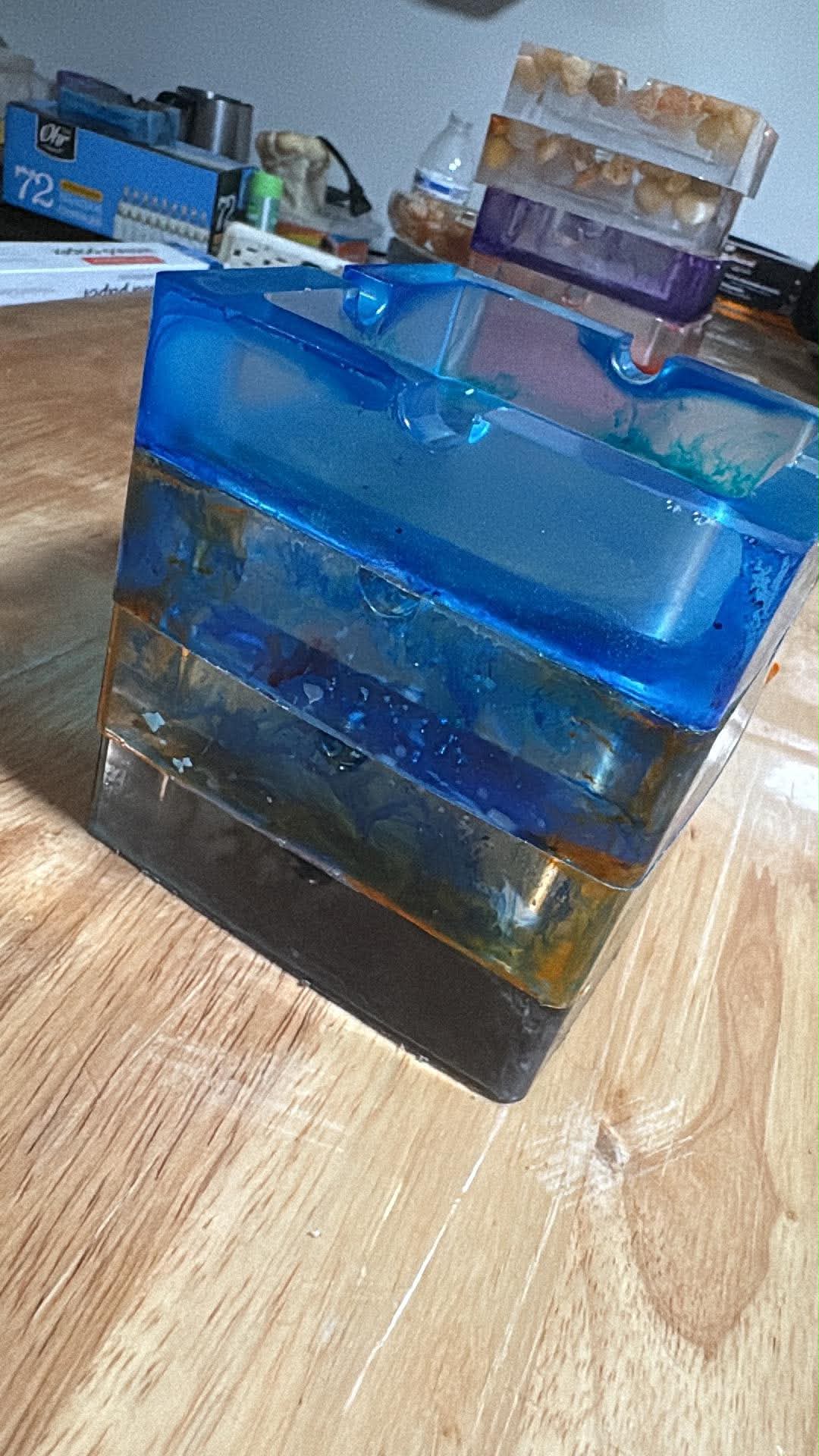 Handmade Resin Decorative Tray – Custom Color