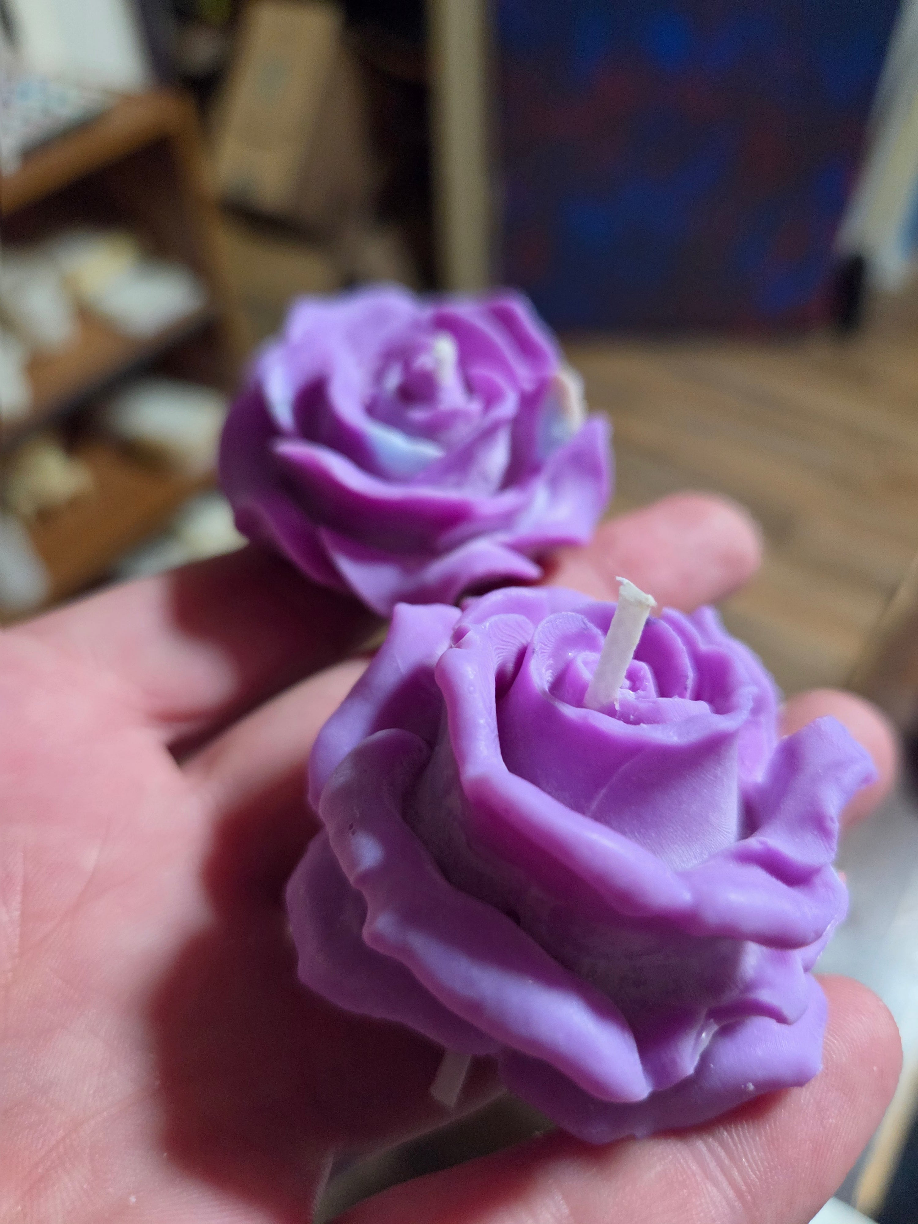 Rose Candle Set of 12