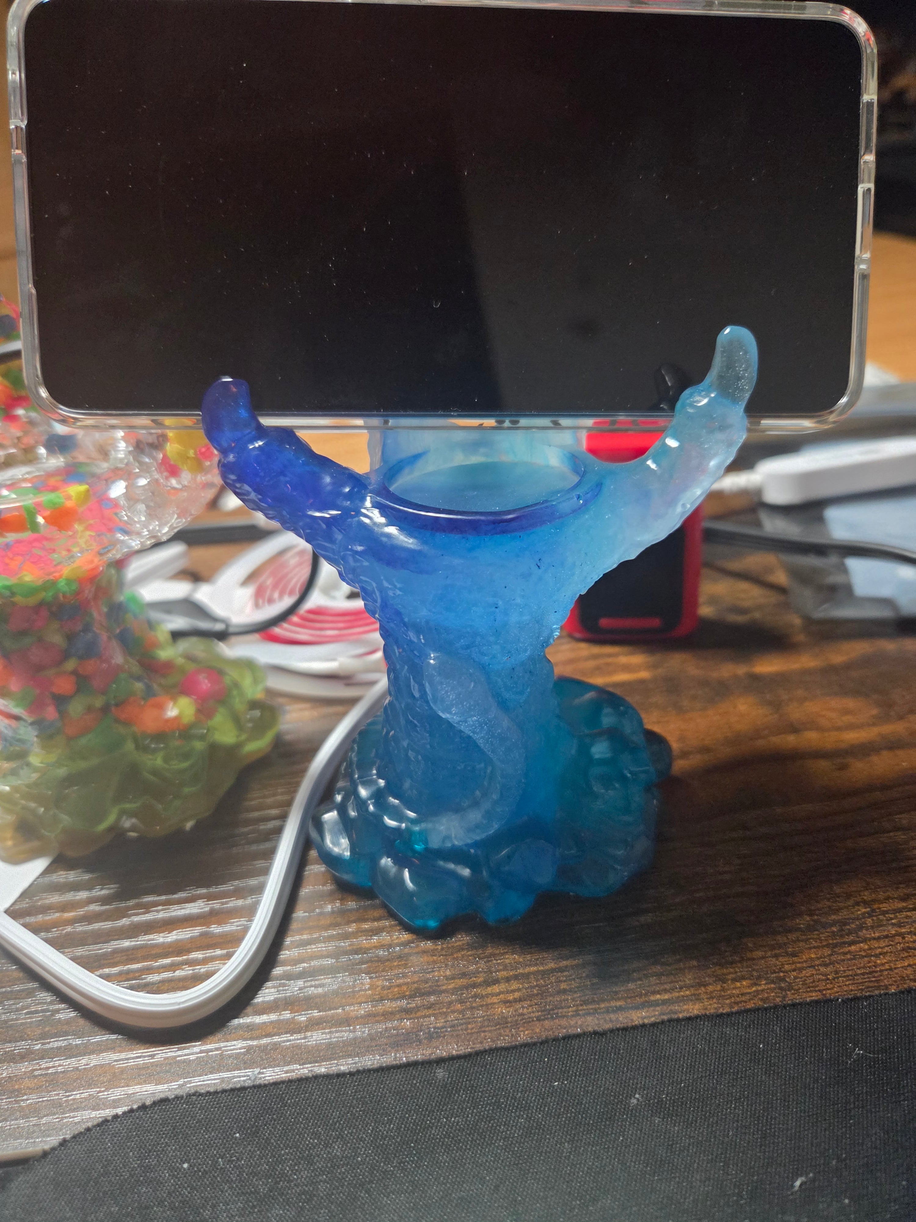 Dragon Claw Resin Candle Holder