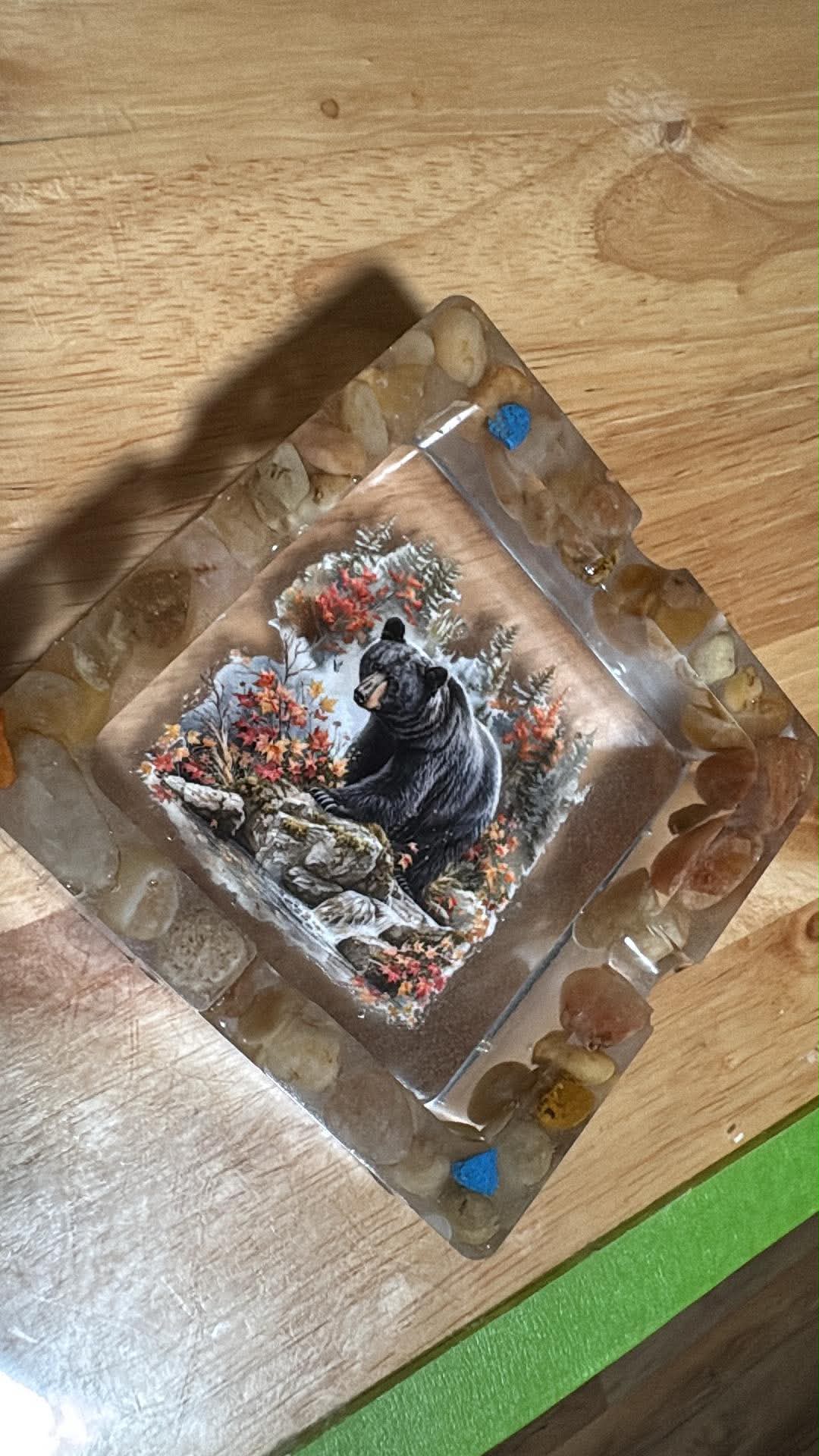 Handmade Resin Decorative Tray – Custom Color