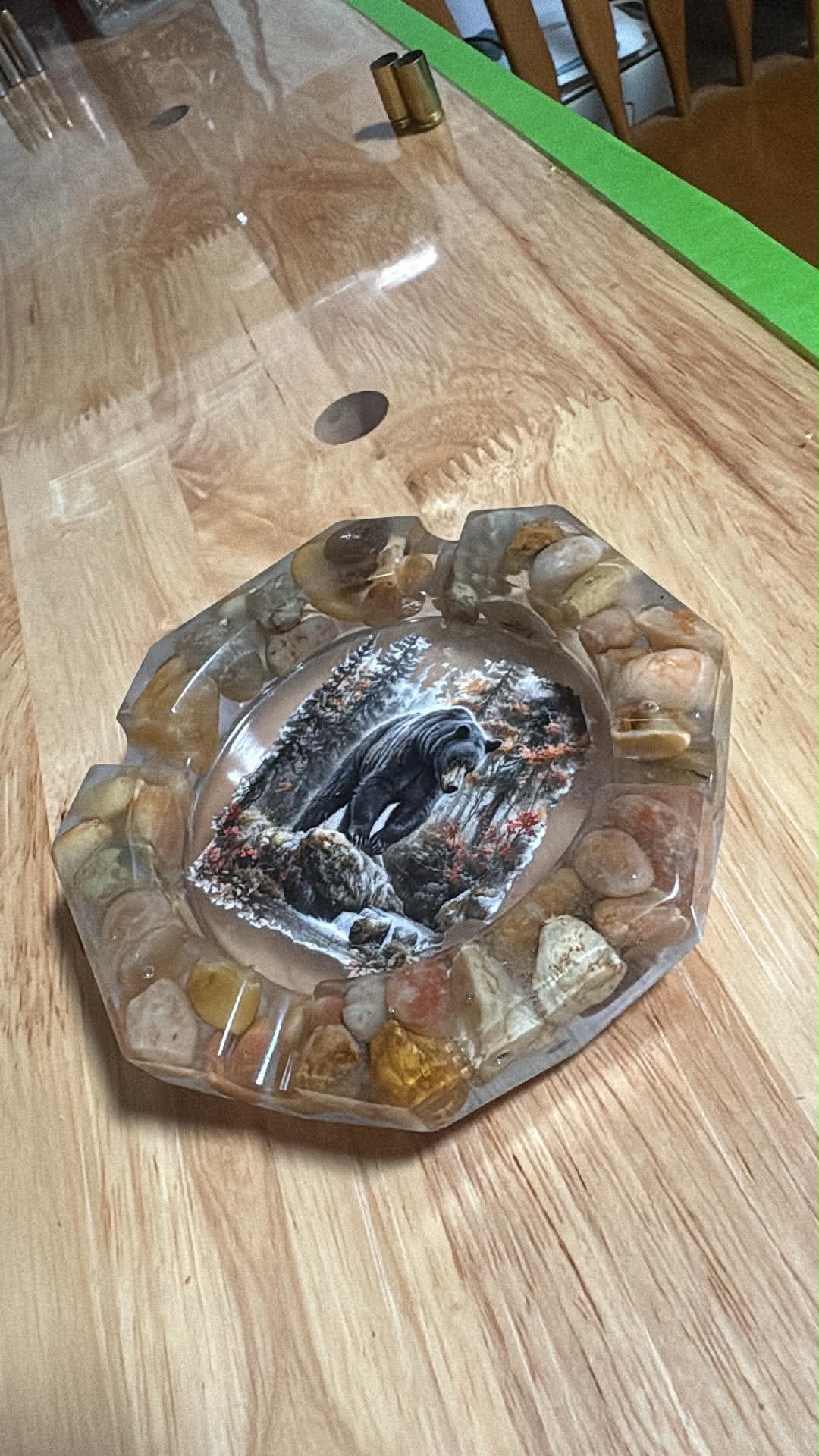 Handmade Resin Decorative Tray – Custom Color