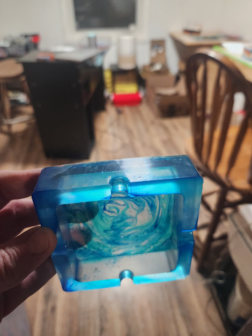 Handmade Resin Decorative Tray – Custom Color