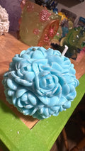 Handmade Bundle of Roses Candle – Hand-Painted & Made to Order Krifty Glow