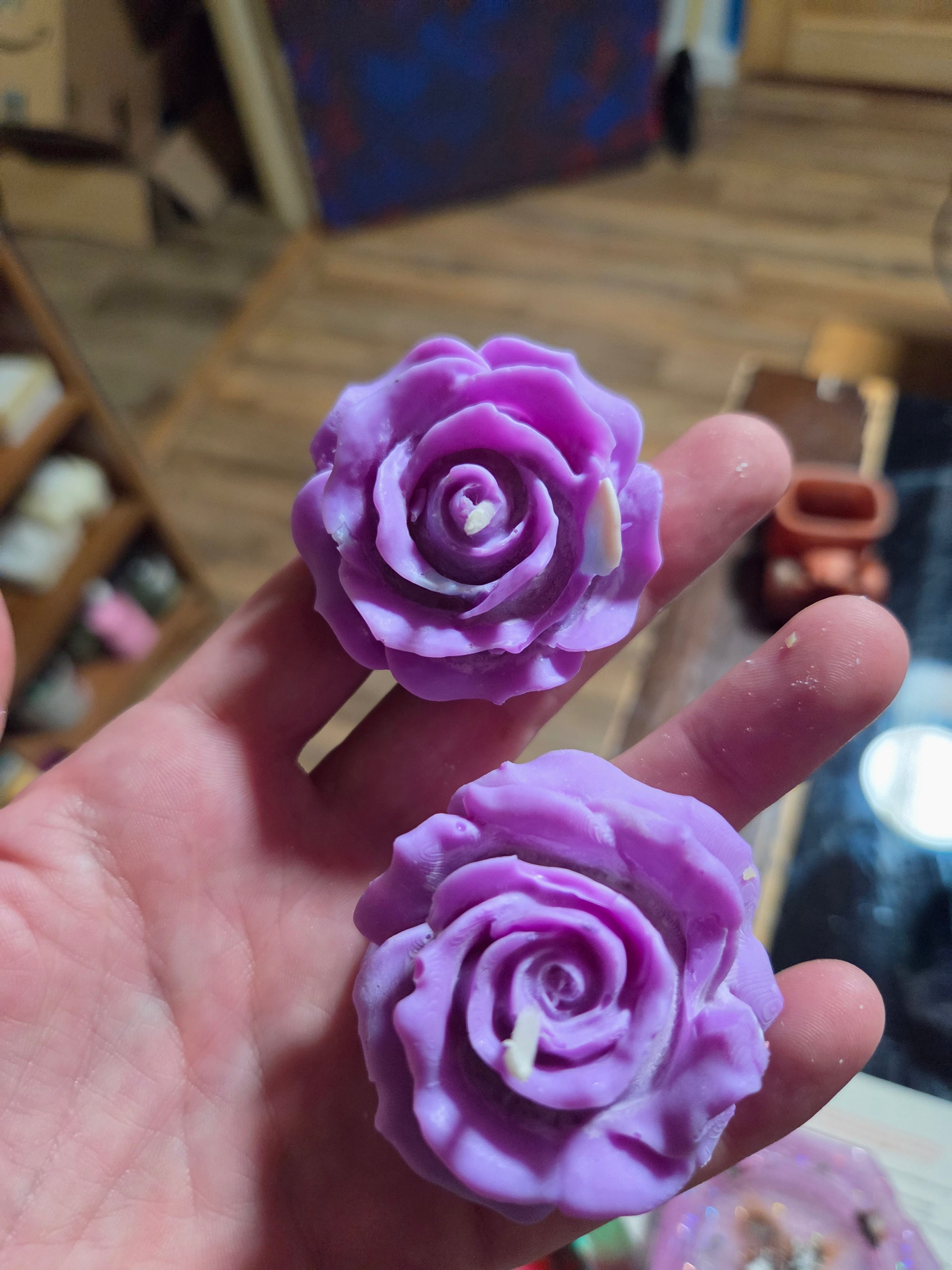 Rose Candle Set of 12