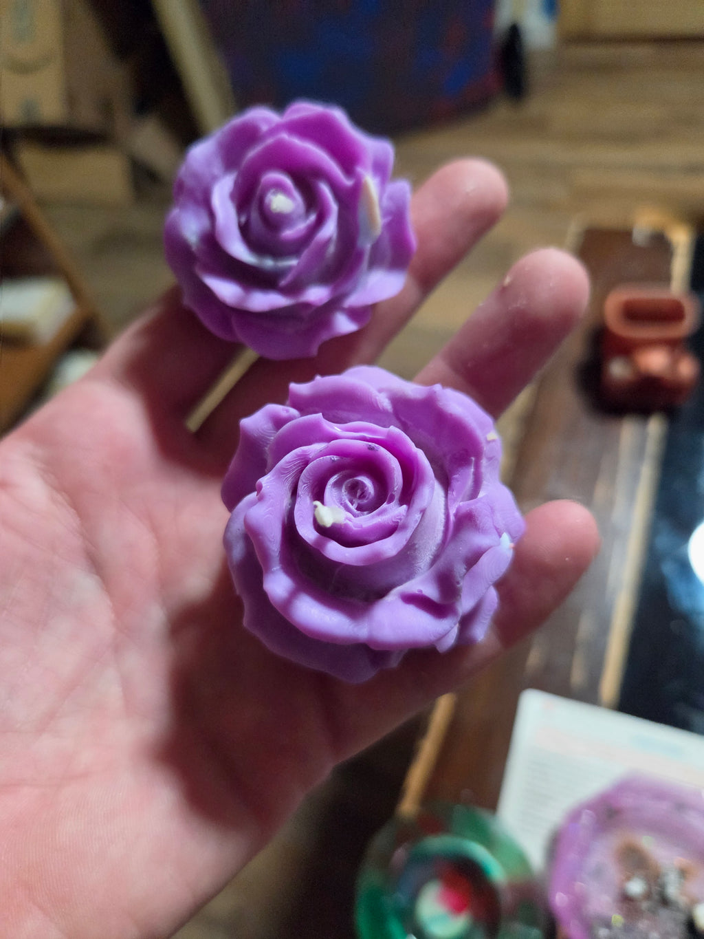 Rose Candle Set of 12
