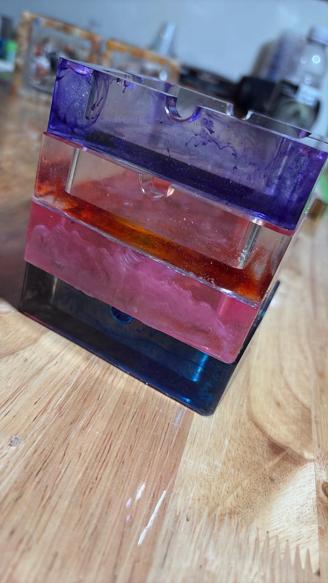 Handmade Resin Decorative Tray – Custom Color