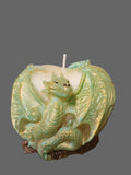 Handmade Two-Wing Dragon Candle – Hand-Painted & Made to Order