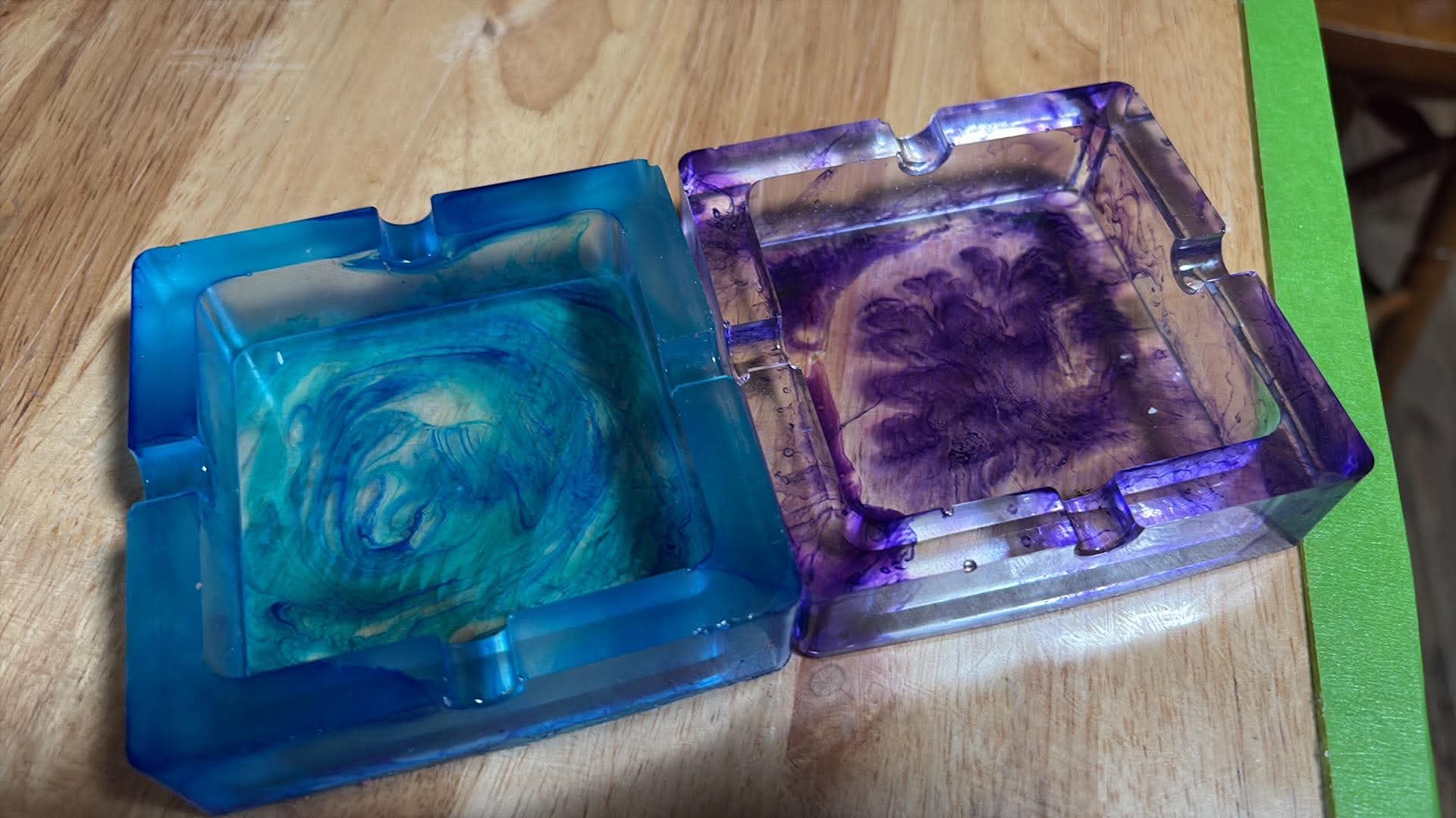 Handmade Resin Decorative Tray – Custom Color