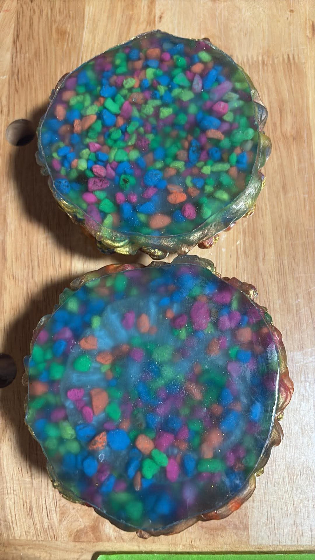 Handmade Skull Resin Decorative Tray – Custom Color
