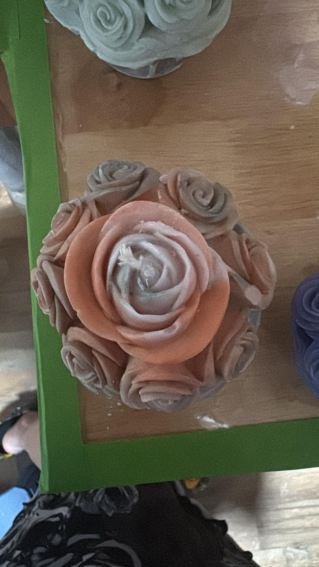 Handmade Cupcake Candle – Hand-Painted & Made to Order
