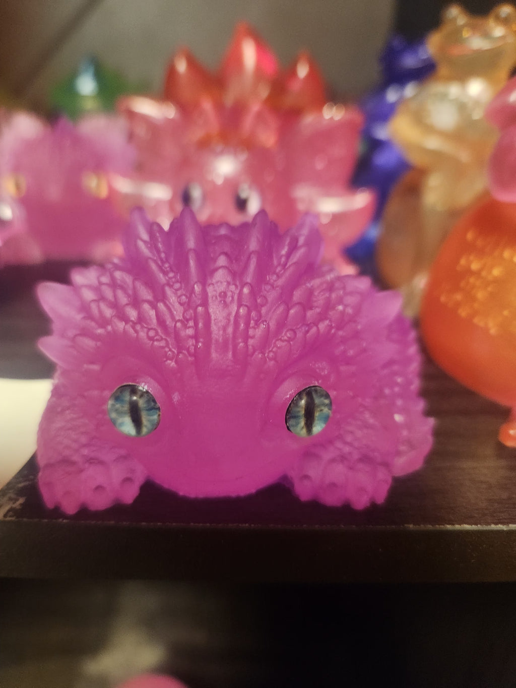 Handmade Lizard Figurine Collection – Resin Art